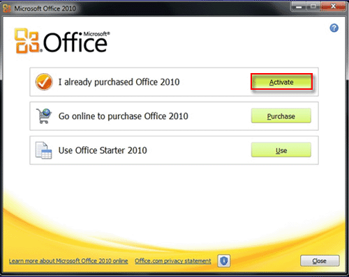Using product keys with Office - Office Support microsoft office 2010 i have product key
